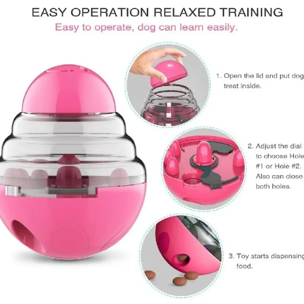 Tumbler Pet Toy Food Dispensing Ball